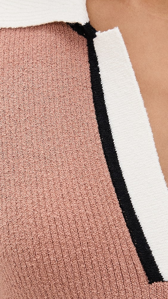 Boucle Polo Dress