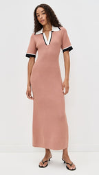 Boucle Polo Dress