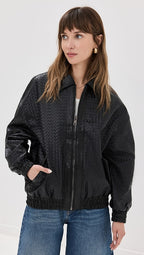 Kenny Woven Bomber Jacket