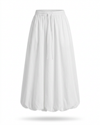 Radiant A-Line Polyester Maxi Skirt