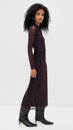 Long Sleeve Polo Midi Dress