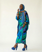 Limitless Printed Maxi Kaftan
