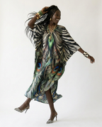 Free Spirit Printed Oversized Kaftan