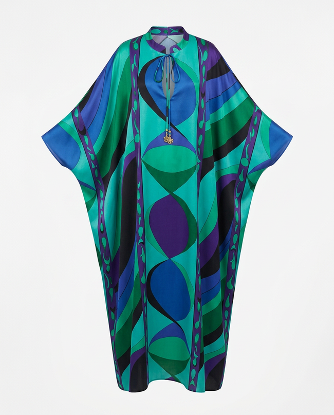 Limitless Printed Maxi Kaftan Hover Image