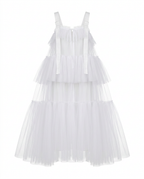 Boundless Mesh Tiered Maxi Dress
