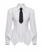 Audacious Striped Fitted Shirt