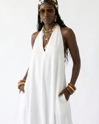 Free Spirit Halter Neck Maxi Dress
