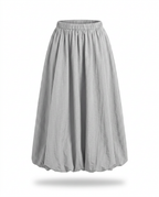 Radiant A-Line Polyester Maxi Skirt