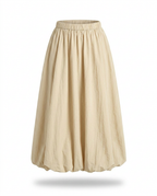 Radiant A-Line Polyester Maxi Skirt