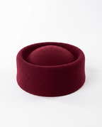 Elegant Wool Pillbox Hat