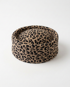 Audacious Leopard Print Wool Fedoras Hat