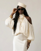 Radiant Loose Halter Blouse