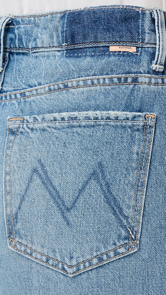 Fringe Half Pipe Button Sneak Jeans