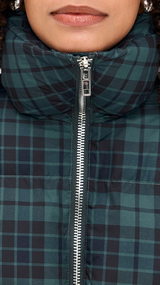 Plaid Puffer Jacket