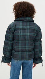 Plaid Puffer Jacket