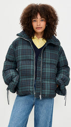 Plaid Puffer Jacket
