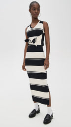 Striped Long Dress