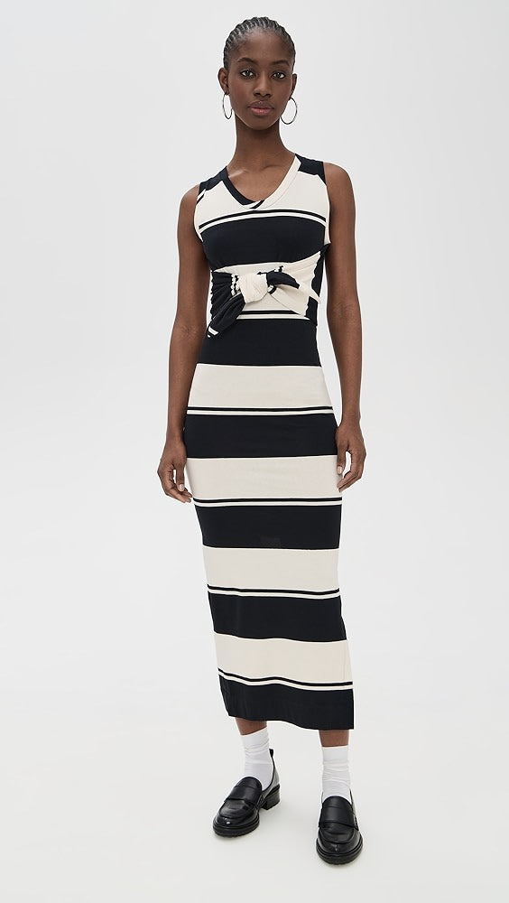 Striped Long Dress