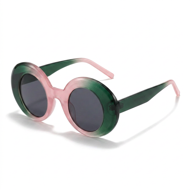Daring Plastic Round Sunglasses Hover Image