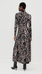Mabel Dress in Marble Jersey