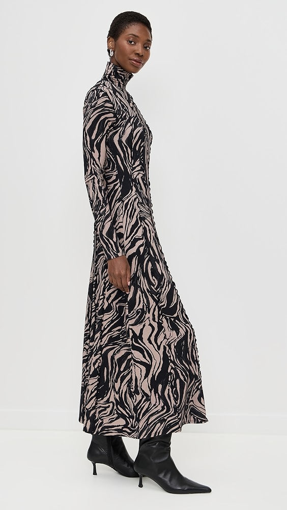 Mabel Dress in Marble Jersey