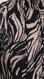 Mabel Dress in Marble Jersey