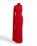 Radiant High Neck Maxi Dress