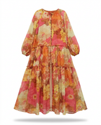 Wanderlust Chiffon Tiered Maxi Dress