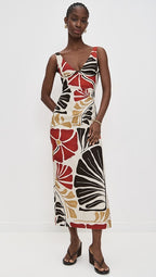 Julietta Balconette Midi Dress