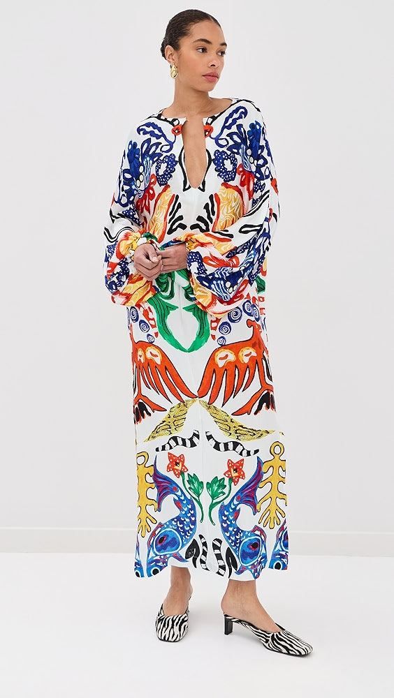 Stella Jean Graphic Maxi Dress