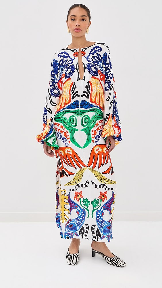 Stella Jean Graphic Maxi Dress