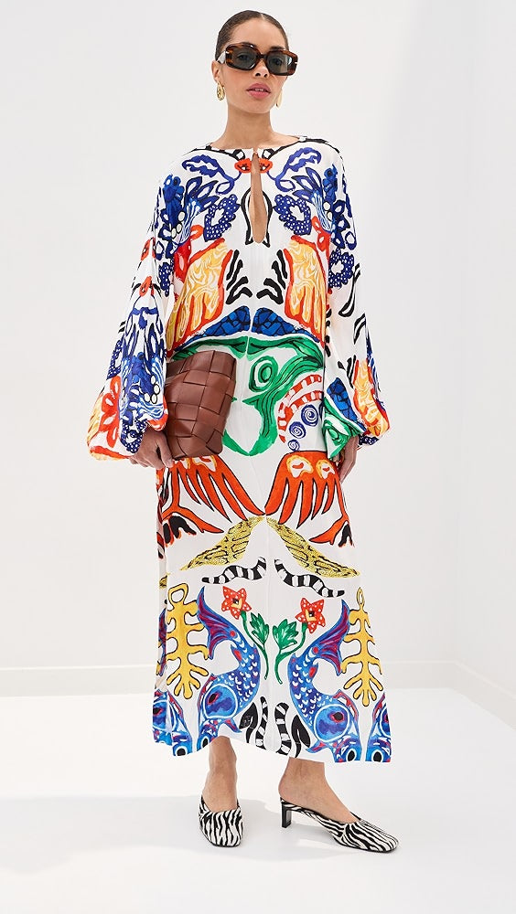 Stella Jean Graphic Maxi Dress