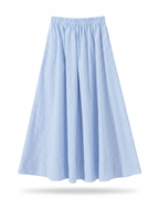 Refined Striped Drawstring Two-Piece Set