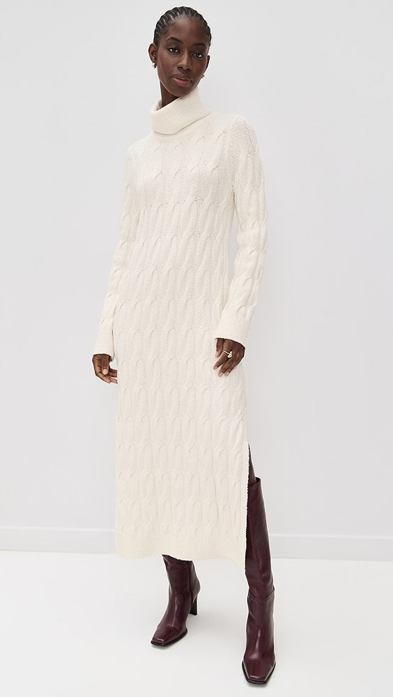 Splendid x Cellajaneblog Cable Sweater Dress
