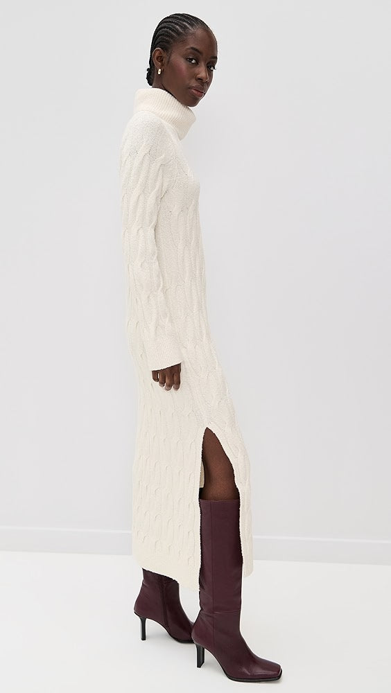 Splendid x Cellajaneblog Cable Sweater Dress