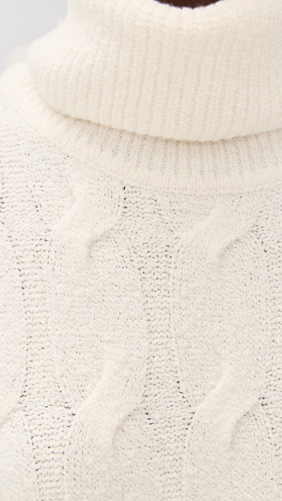 Splendid x Cellajaneblog Cable Sweater Dress