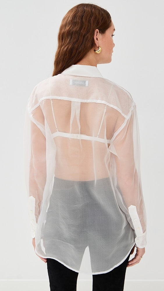 Oversized Silk Shirt