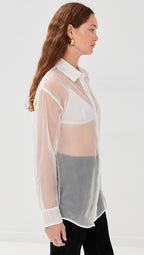 Oversized Silk Shirt