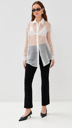 Oversized Silk Shirt