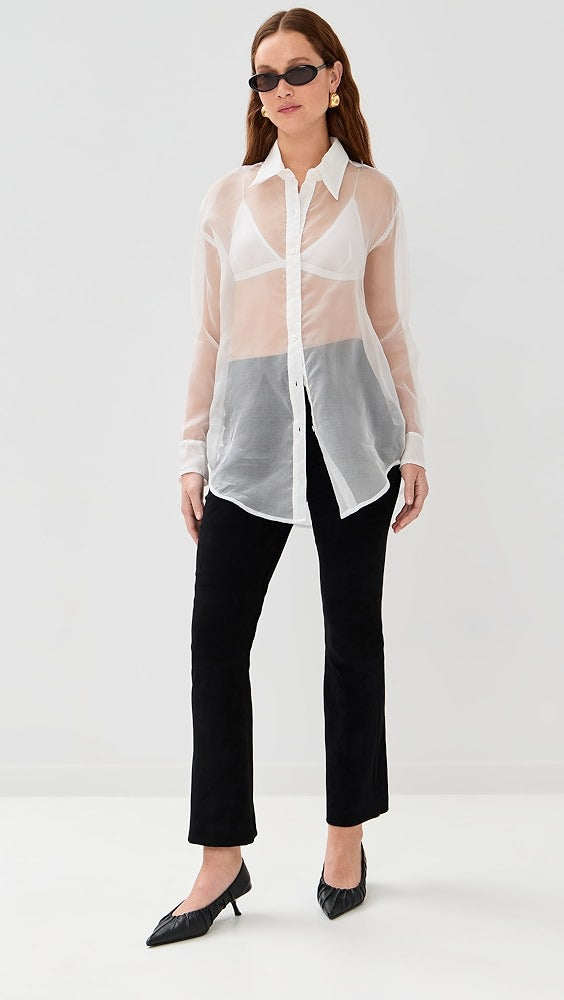 Oversized Silk Shirt