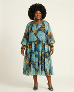 Wanderlust Chiffon Tiered Maxi Dress