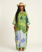 Wanderlust Printed Oversized Kaftan