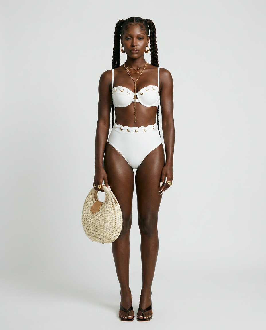 Radiant Golden High Waist Bikini Set