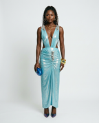 Radiant Shimmer Embroidered One-Piece