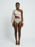 Wanderlust Floral Ruffle Swimsuit Set