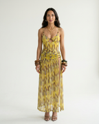 Radiant Abstract Printed Swimsuit Set