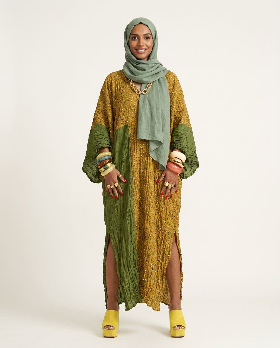 Wanderlust Deep V-Neck Kaftan