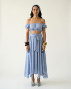 Wanderlust Plaid A-Line Skirt