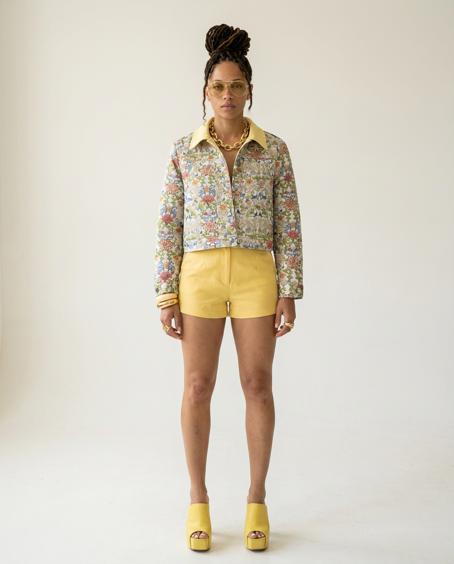 Free Spirit Floral Jacquard Jacket