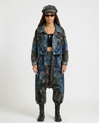 Untamed Floral Patchwork Denim Set